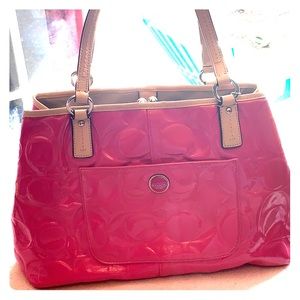 Pink Coach bag